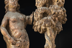 Kunst in Kürze: Das Chorgestühl: Auge in Auge mit der Schlange &#150; der barocke Teil des Chorgestühls zeigt Adam und Eva beim Sündenfall