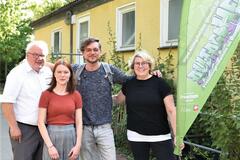 Gemeinsam stark für den Freiwilligendienst: Gemeinsam stark für den Freiwilligendienst! (v.l.n.r. Theo Paul, Enrica Harting, Thomas Godoj und Ann-Cathrin Röttger. 