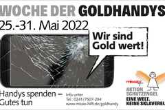 Woche der Goldhandys - Sammelstelle im Forum am Dom