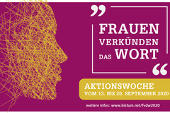 Interview und Video zur Aktionswoche "Frauen verkünden das Wort": Frauen verkünden das Wort