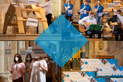 Charta der Oberschulen vorgestellt: Vier Szene aus dem Gottesdienst 