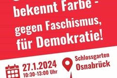 Bistum ruft zur Teilnahme an Demonstration für Demokratie auf: Kundgebung, Demokratie, 27. Januar