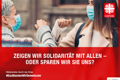 Miteinander durch die Krise - das machen wir gemeinsam: Frauen, Begrüßung, Maske