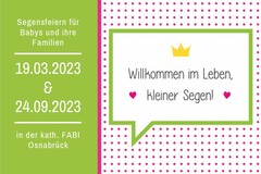 Willkommen im Leben, kleiner Segen