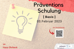 Präventionsschulungen "Basis" und "Basis plus" Präventionsschulungen "Basis" und "Basis plus"