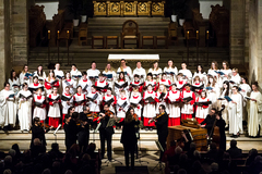 Benefizkonzert im Dom für Geflüchtete aus der Ukraine: Knaben- und Mädchenchor am Dom in Osnabrück 