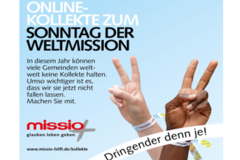 Dringender denn je! Missio-Kollekte zum Sonntag der Weltmission