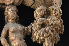 Kunst in Kürze: Das Chorgestühl: Auge in Auge mit der Schlange &#150; der barocke Teil des Chorgestühls zeigt Adam und Eva beim Sündenfall