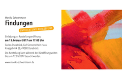 Ausstellung "Findungen": Einladung Ausstellungseröffnung